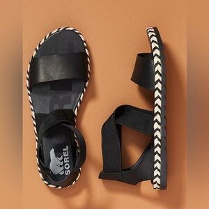 Sorel Ella II Sandals Black 9.5